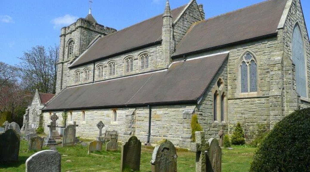 St Leonard's parish church, Turners Hill, West Sussex, seen from the southeast