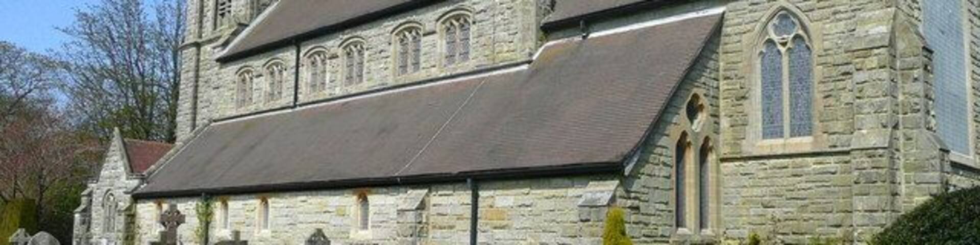 St Leonard's parish church, Turners Hill, West Sussex, seen from the southeast