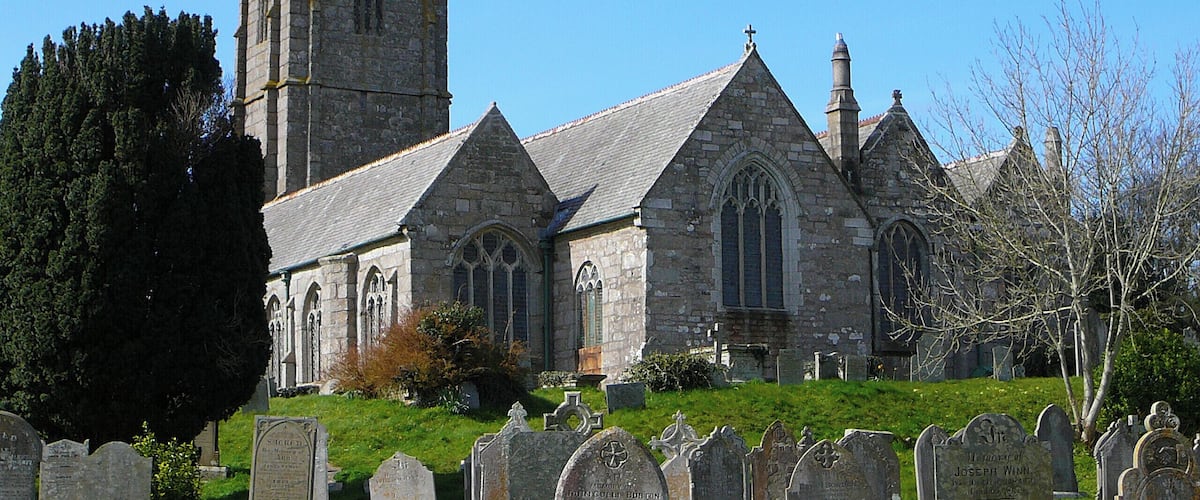 St Constantine Church in the village of Constantine, halfway between Falmouth and Helston, Cornwall, the village where I grew up.