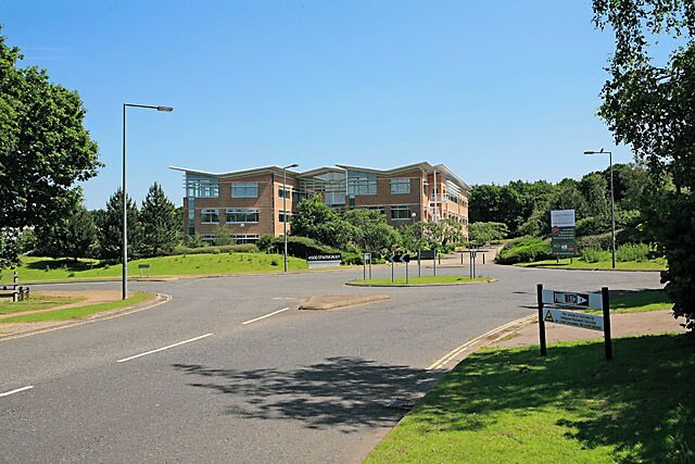Roundabout and Office named 4500 Parkway, Solent Business Park This newly built office is for rent.