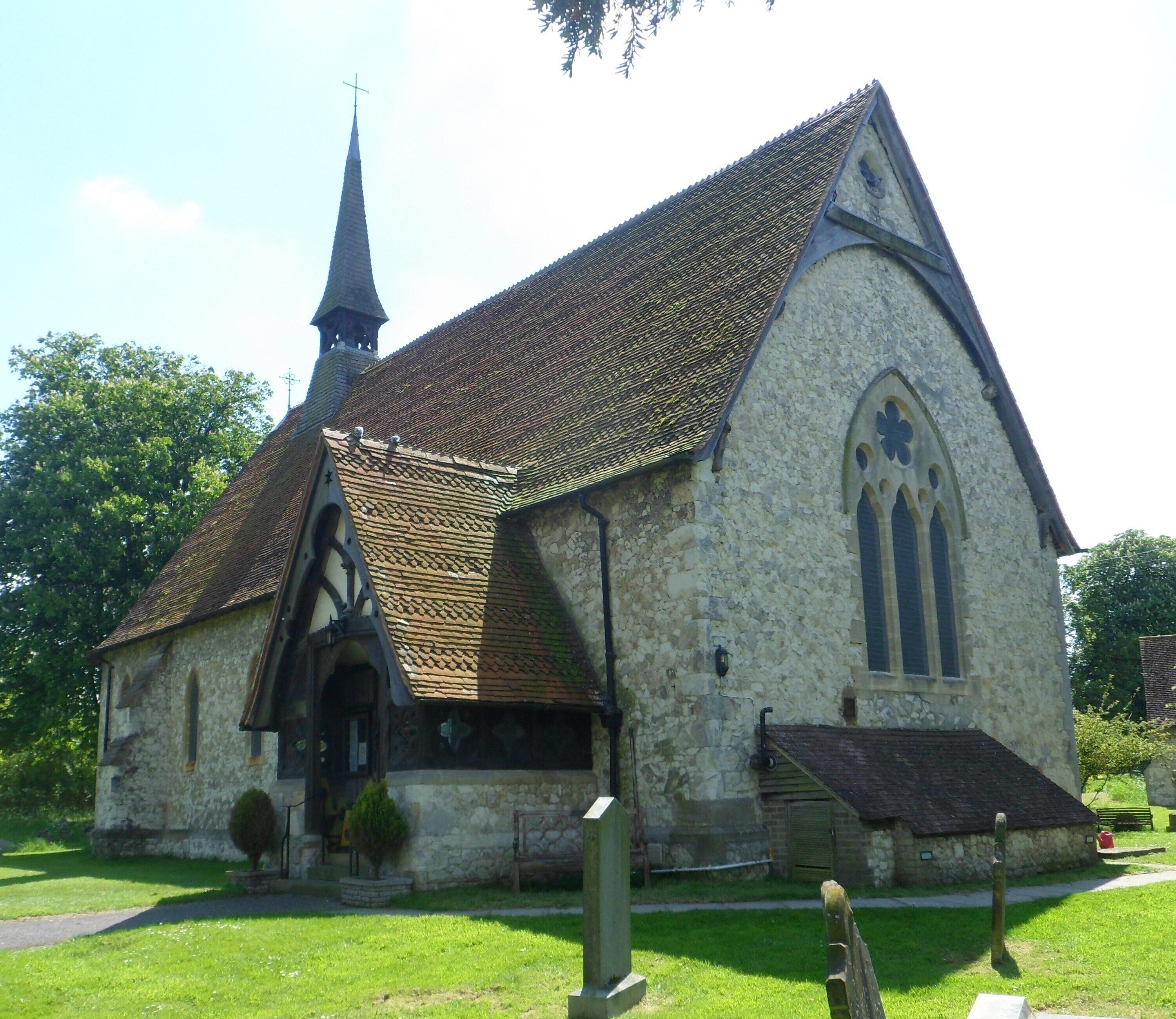 St Paul's Church, Poyle Road, Tongham, Borough of Guildford, Surrey, England.