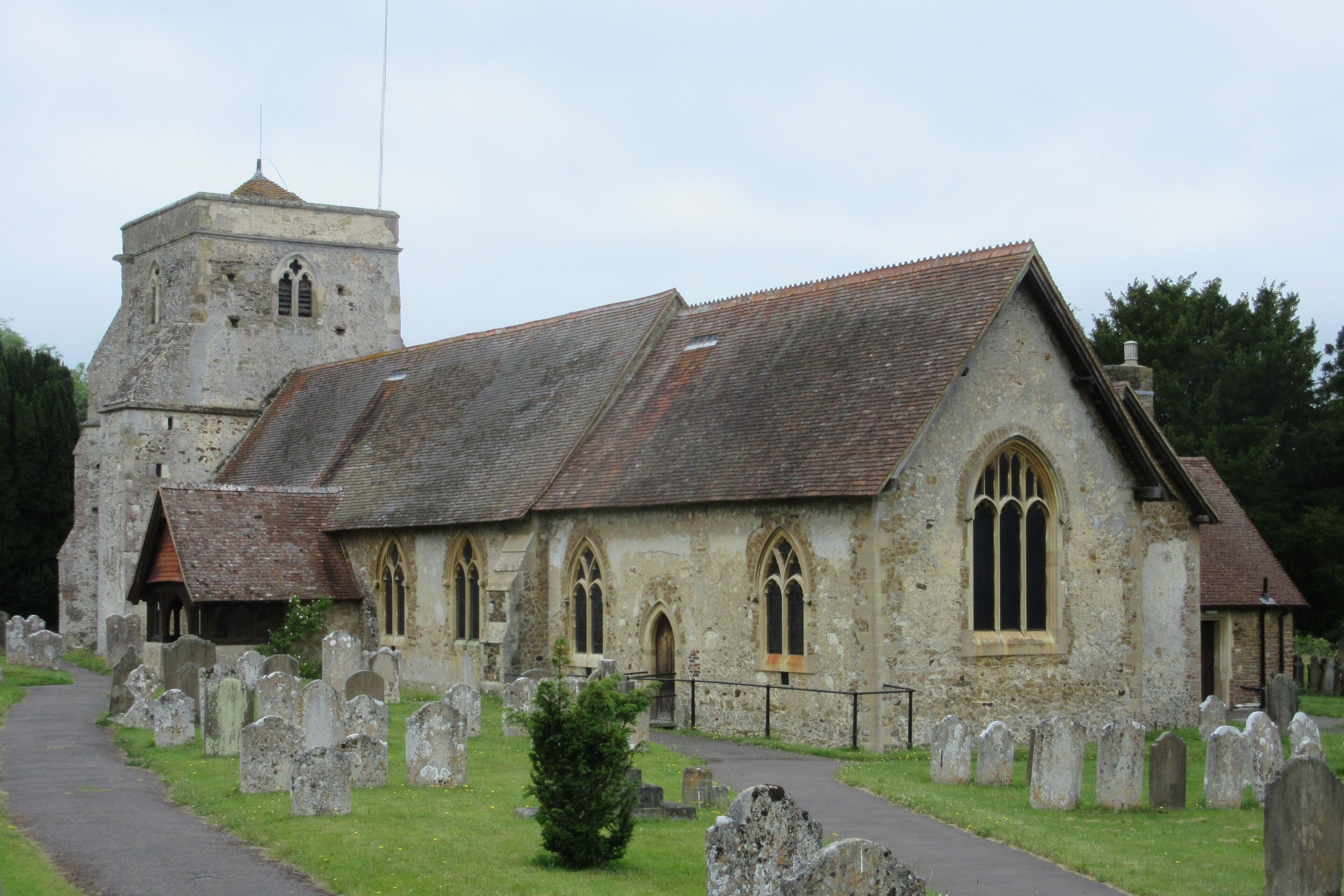 St Mary the Virgin's Church, Frensham Street, Frensham, Borough of Waverley, Surrey, England.