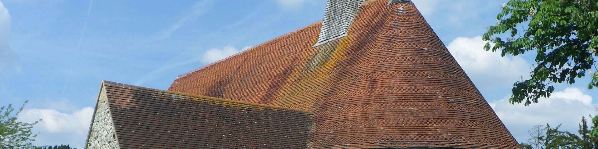 St Paul's parish church, Poyle Road, Tongham, Surrey, England, seen from the southeast