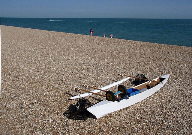 The beach at Sandgate