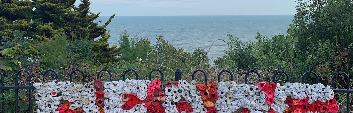 Lovely peace sign made of cloth