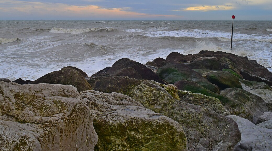 Very windy and stormy weather, but also very dramatic....