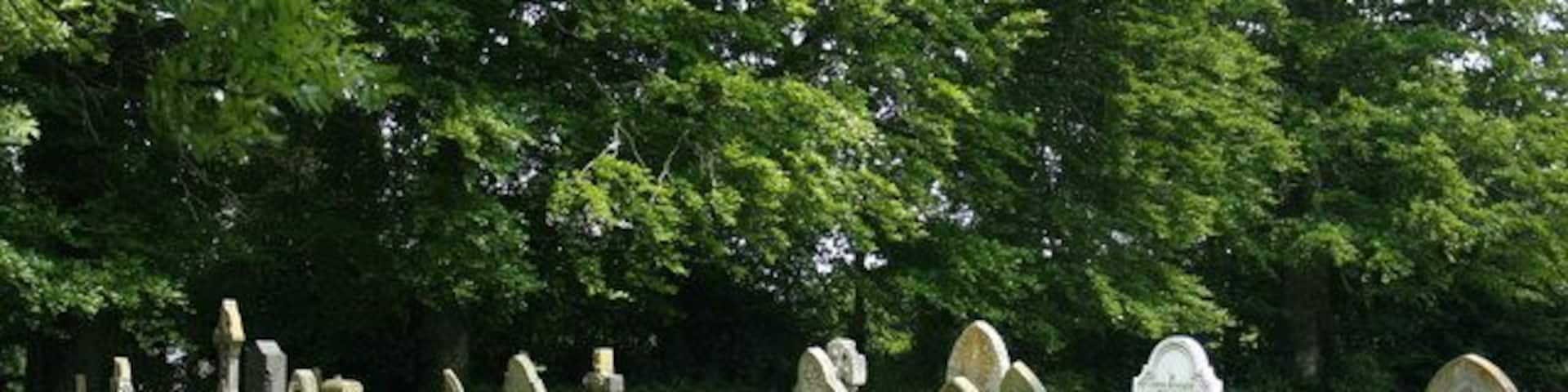 Cemetery, Beckington A suitably quiet spot at the bottom of Berkeley Lane. Much improved following the diversion of the A36 which passed a few yards away.