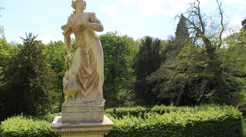 Statue of Juno, Belvoir Castle gardens.