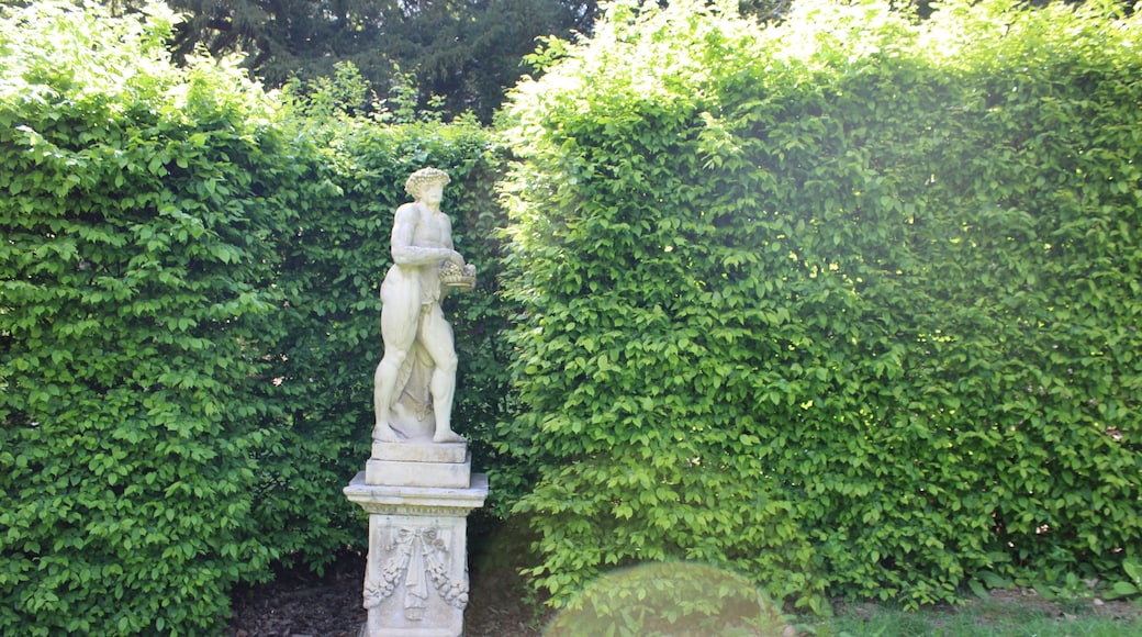 Statue depicting Spring, Belvoir Castle gardens.