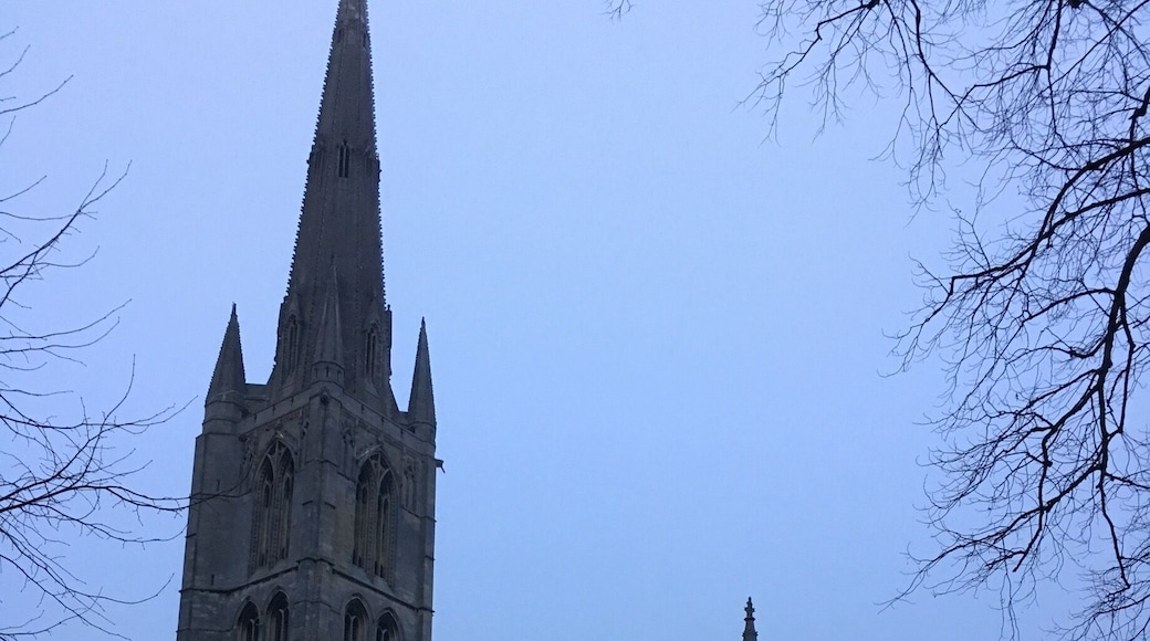 Snowy Grantham scene