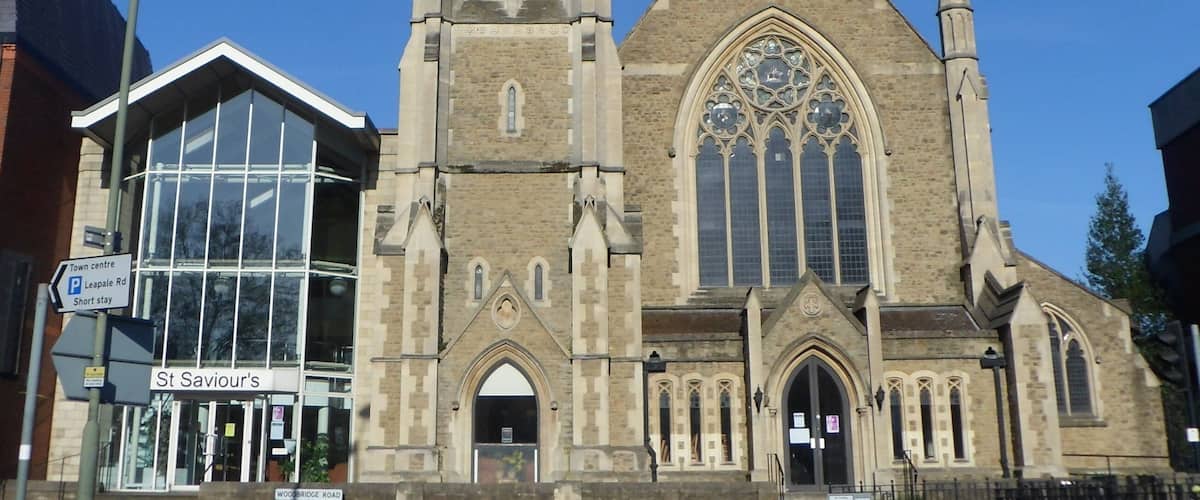 St Saviour's Church, Woodbridge Road, Guildford, Borough of Guildford, Surrey, England.