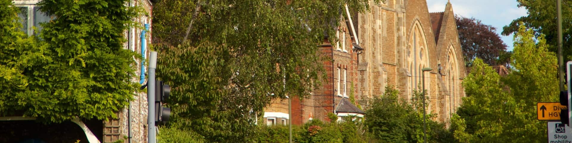 Guildford showing heritage architecture