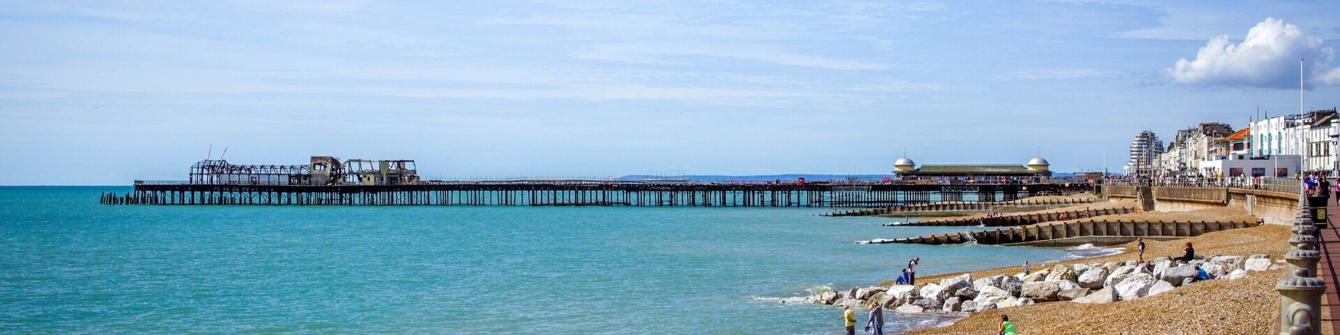 Hastings Beach and Pier.