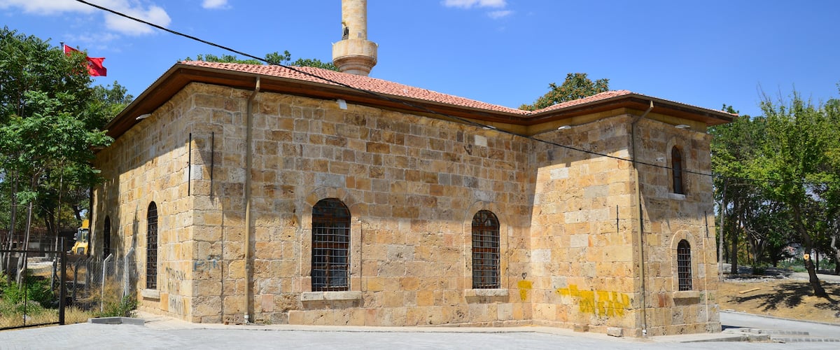 Kale Mosque, located in Kirsehir, Turkey, was built during the Seljuk period.