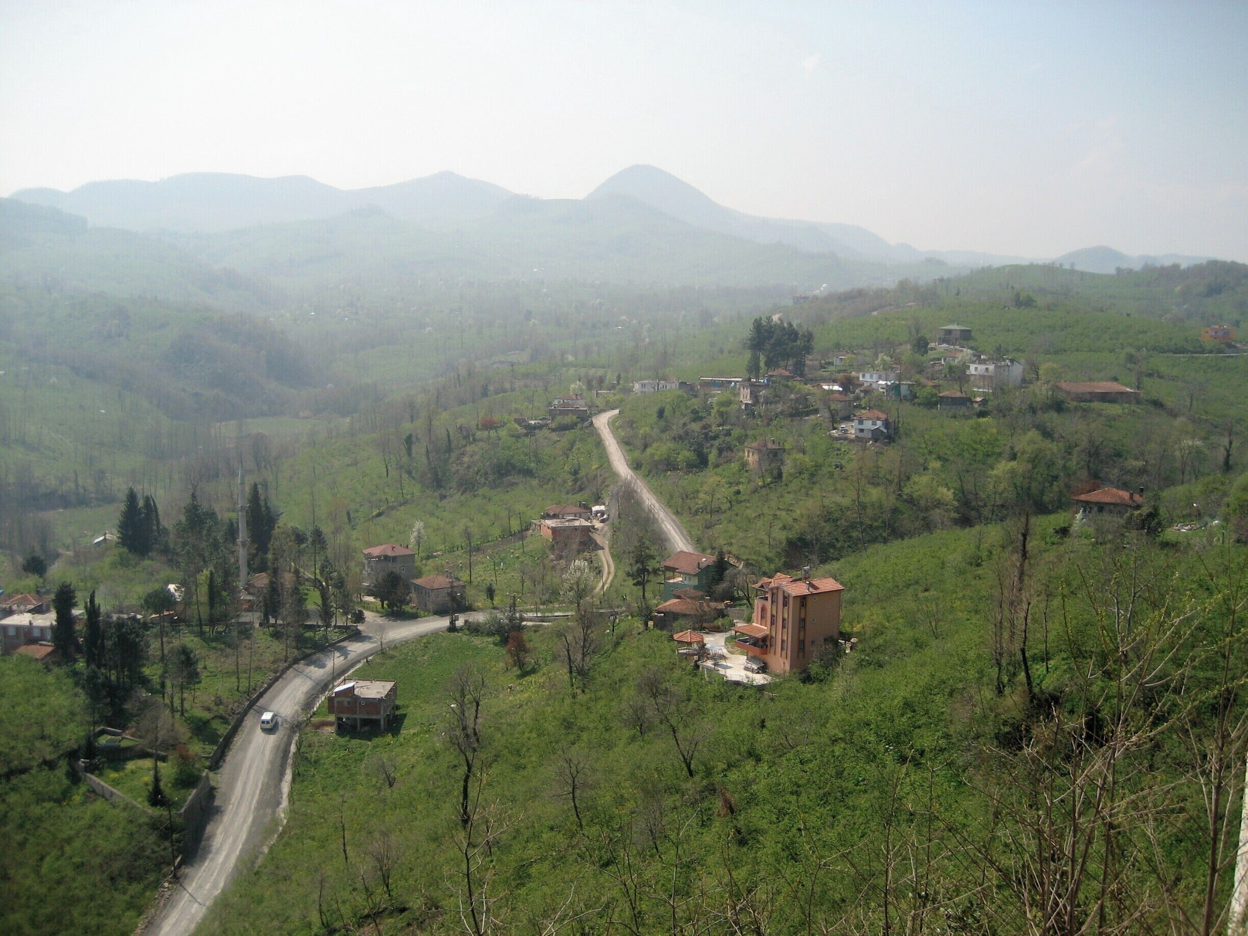 How long would you sit and admire the view? In the middle distance you can see almond and pistachio trees. Looking out from Boztepe. #pastorial
