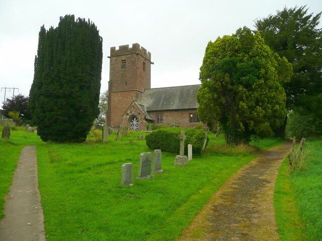 St. David's church, Little Dewchurch View from the south, just inside the church gate.