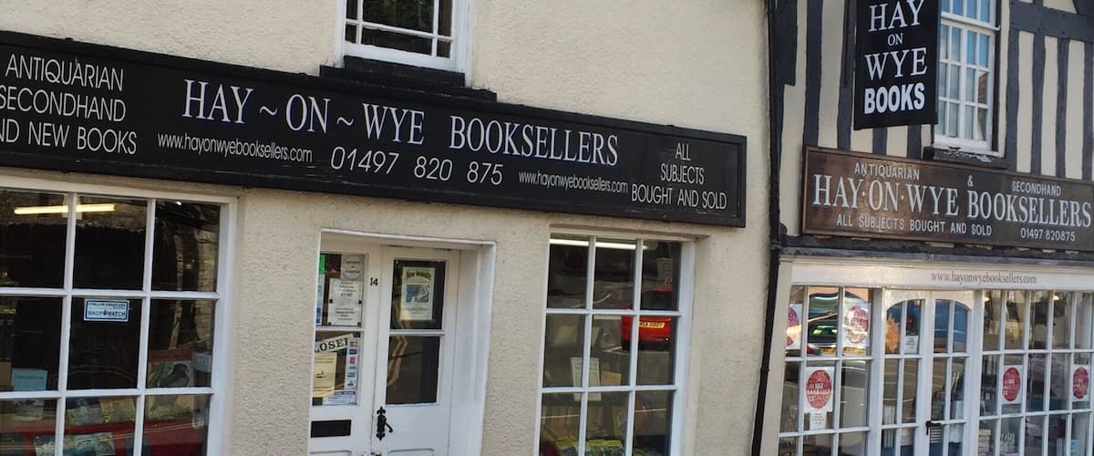 Hay-on-wye is known for their bookstores- they have the highest concentration of bookstores in the world.