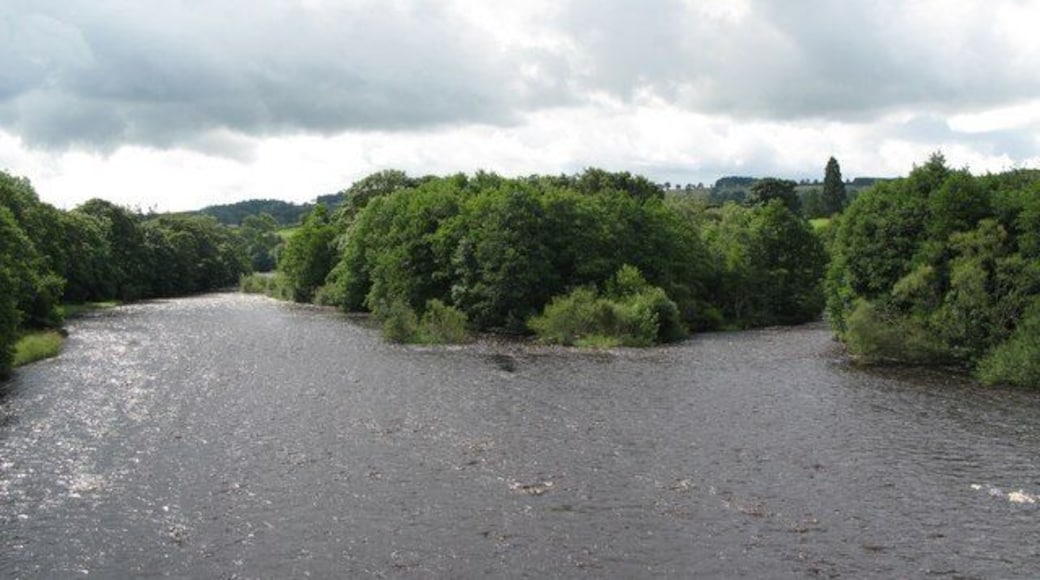 The River North Tyne south of Wark Bridge