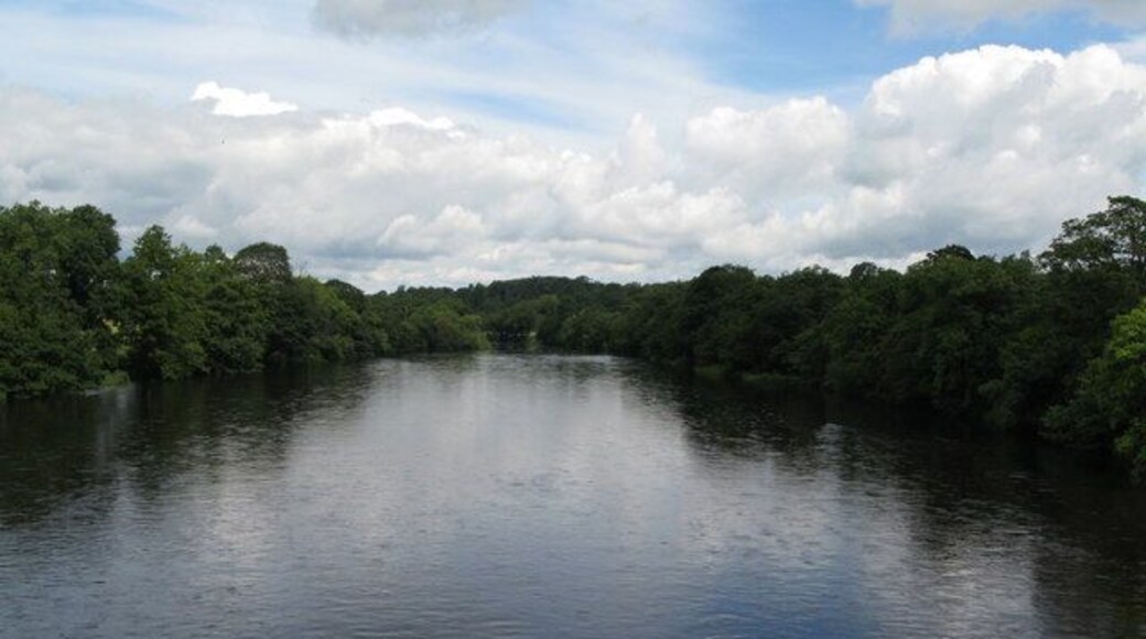 The River North Tyne north of Wark Bridge