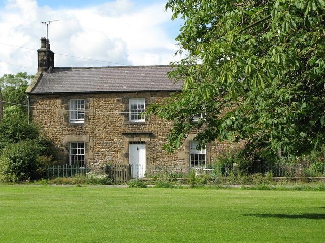 Cottage on Wark village green