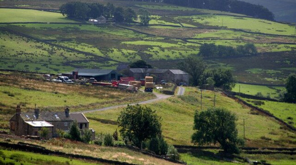 Mount Pleasant View of Mount Pleasant Farm seen from above Keemleyside Hill.