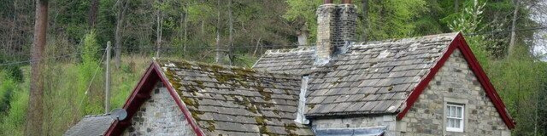 Toll cottage The old toll house on the A686.