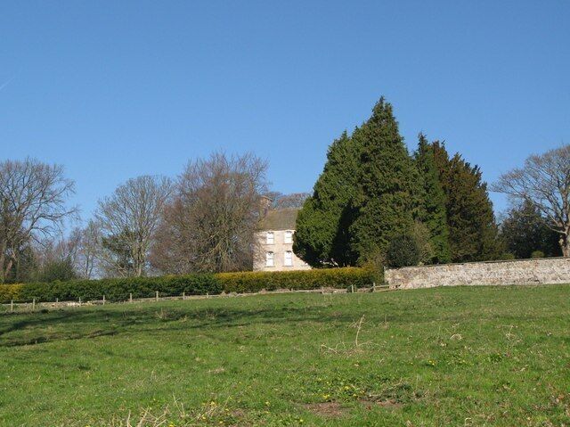 Pastures and woodland near Acomb House