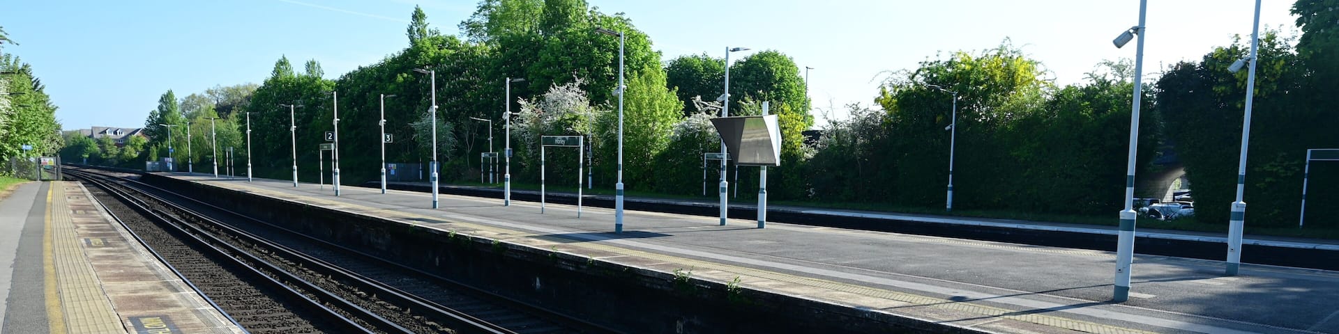 Horley Railroad Station in Surrey in the UK.