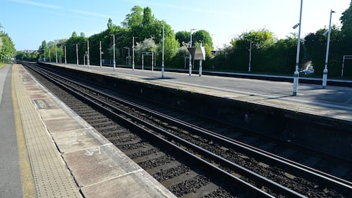 Horley Railroad Station in Surrey in the UK.