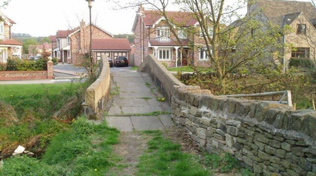 Packhorse bridge over the river Dearne