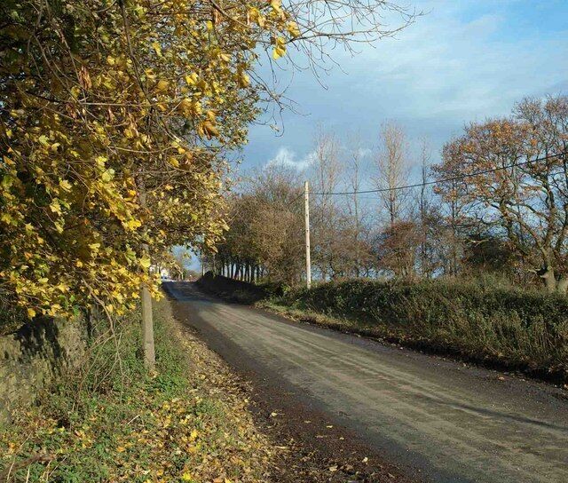 Dry Hill Lane Lower Denby Near to the Dunkirk public house.