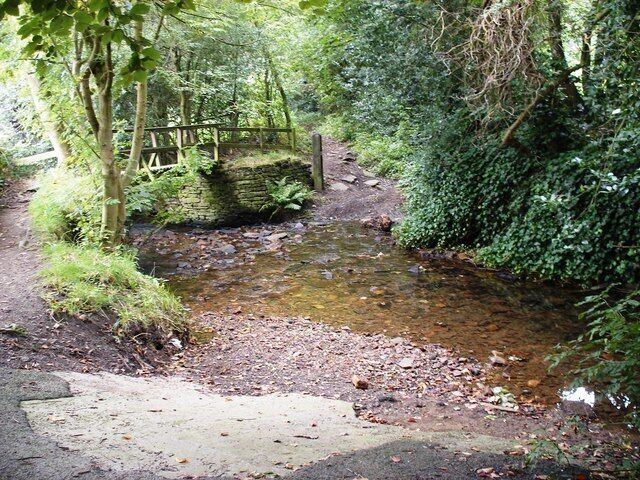 Footbridge and ford