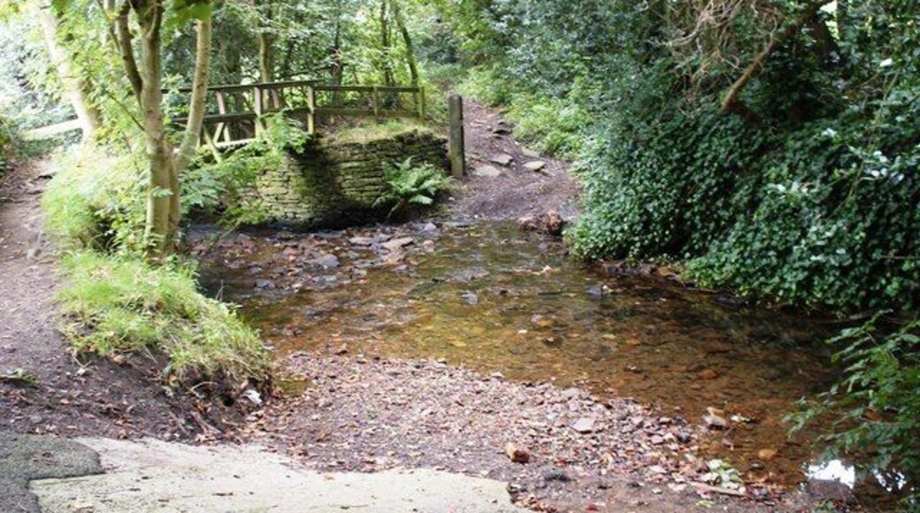 Footbridge and ford