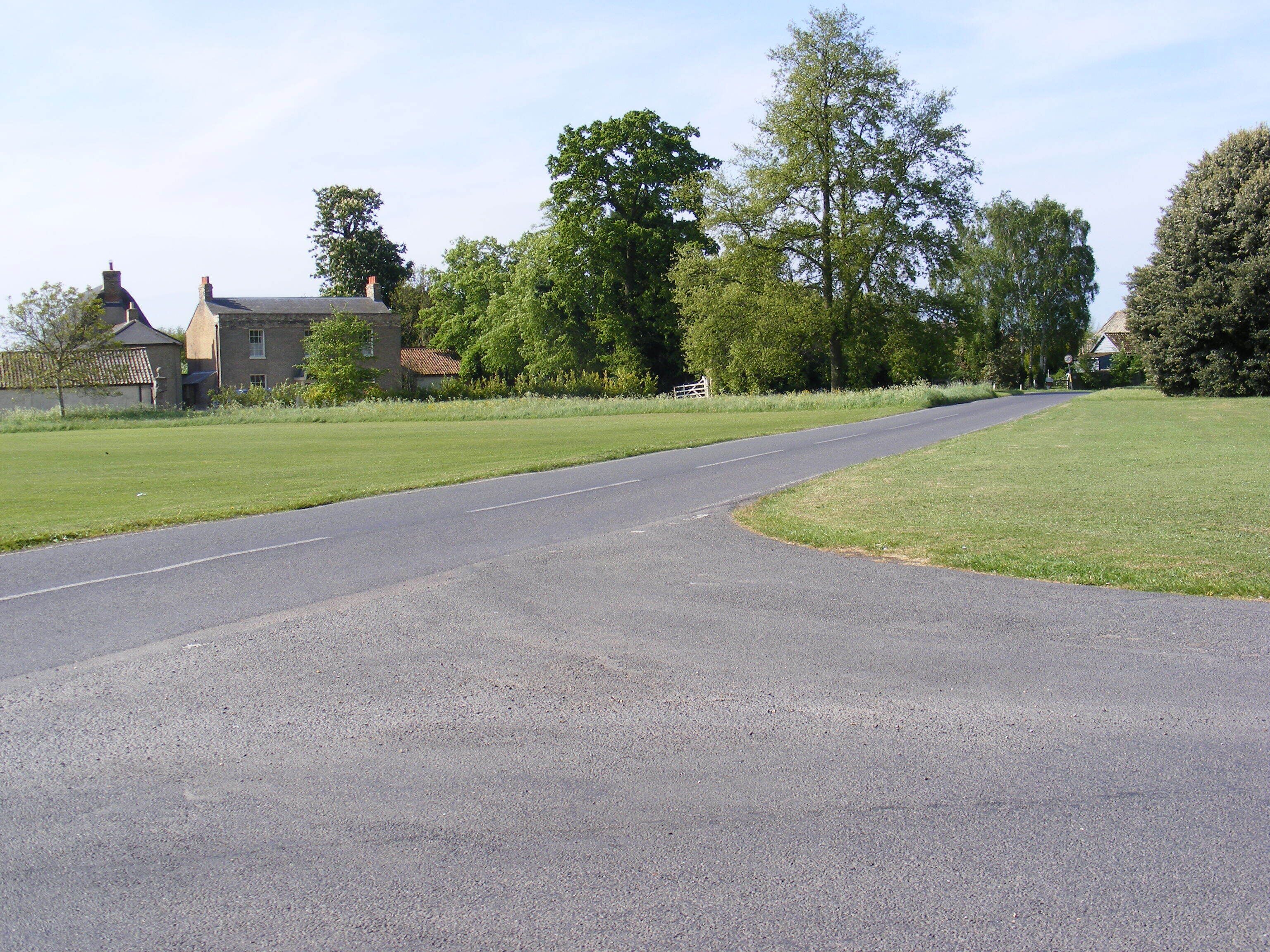 Church End, Hilton Looking towards the Village Hall