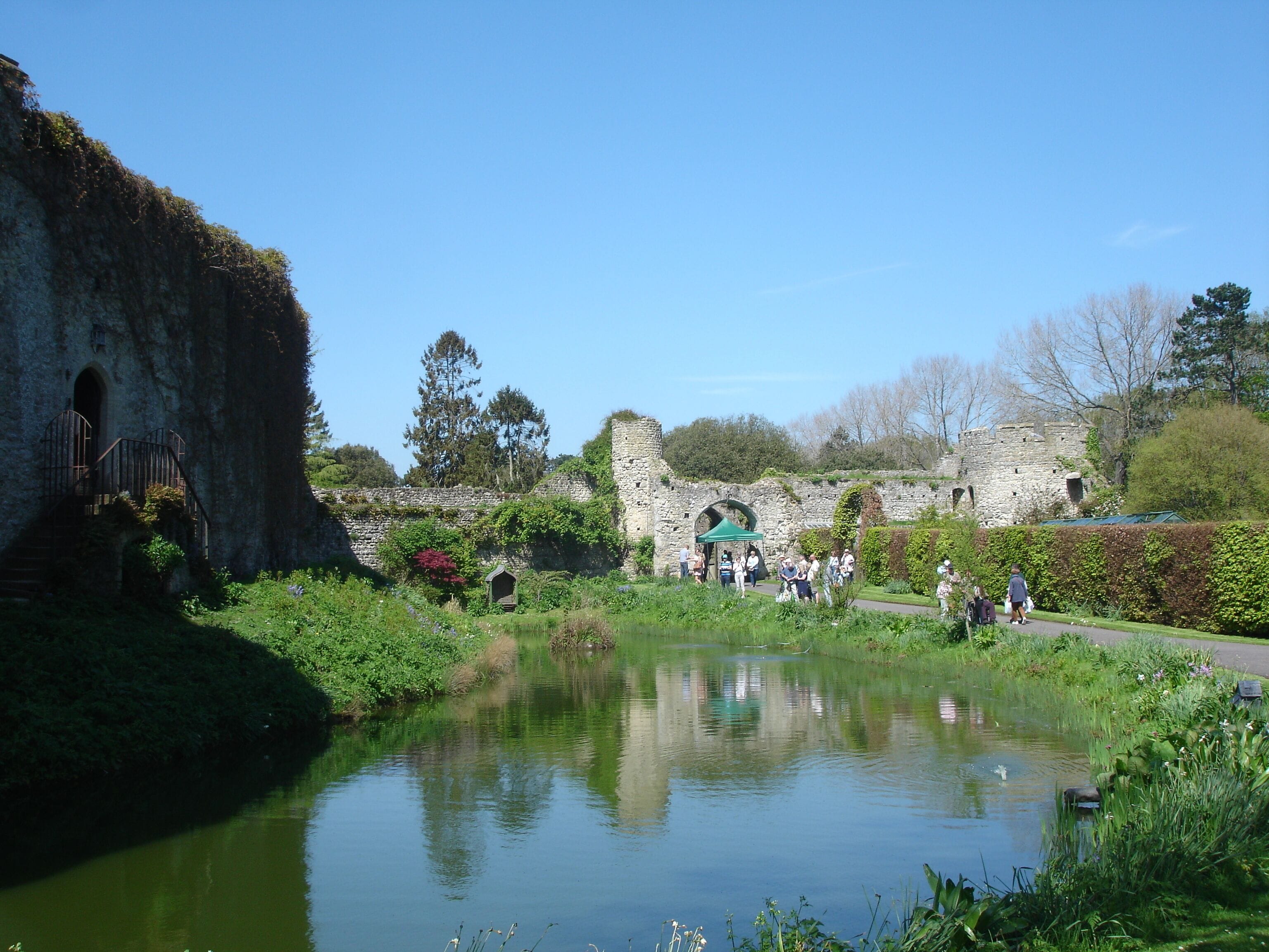 Castle gate and part of the moat.