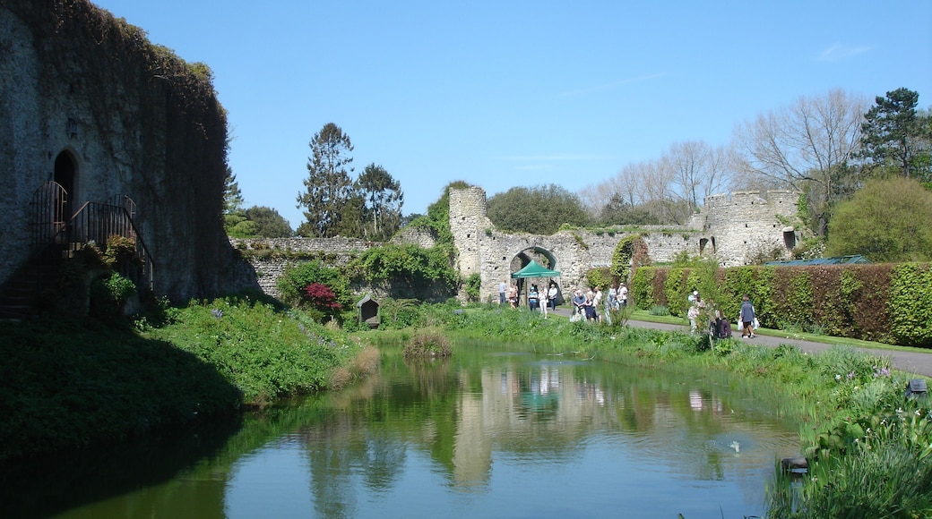 Castle gate and part of the moat.