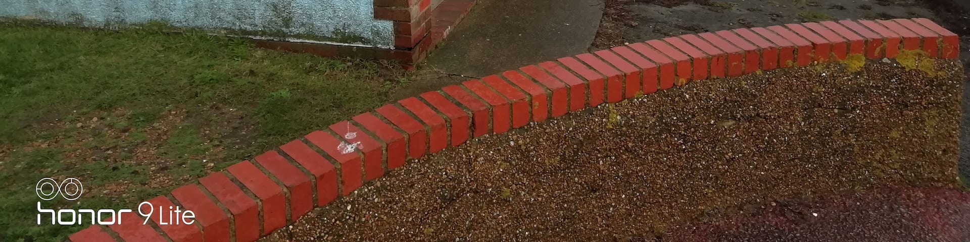 The beach huts on the seafront.