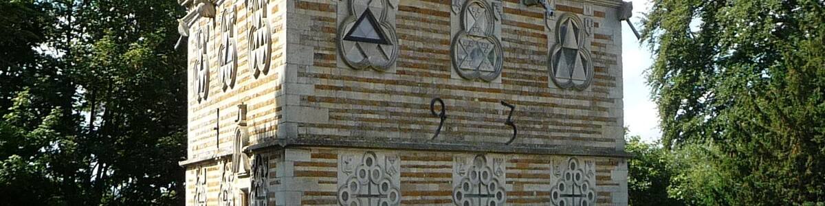 The Triangular Lodge is a folly, designed and constructed between 1593 and 1597 by Sir Thomas Tresham.