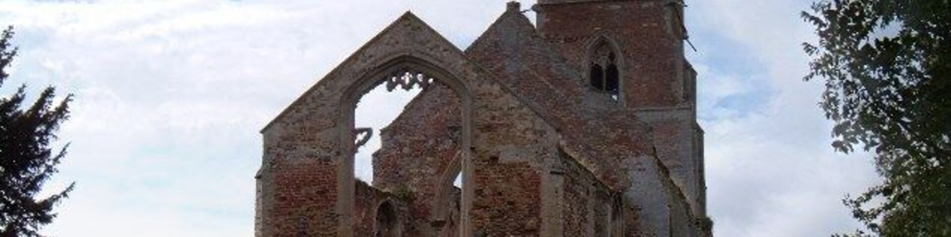 Wiggenhall St Peter church ruins Another view of the church ruins at Wiggenhall St Peter. This time I took the photograph looking in a westerly direction.