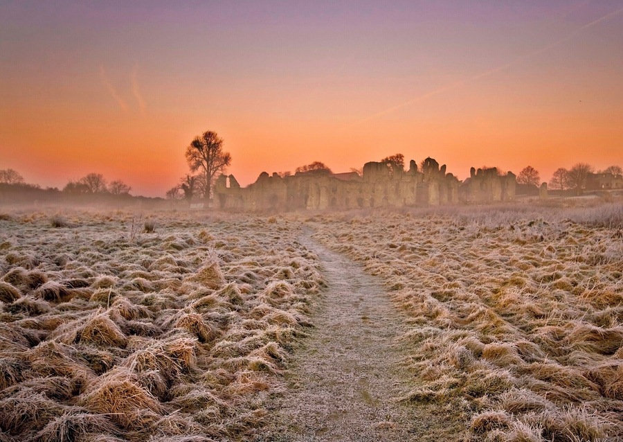 Frosty morning at the priory
