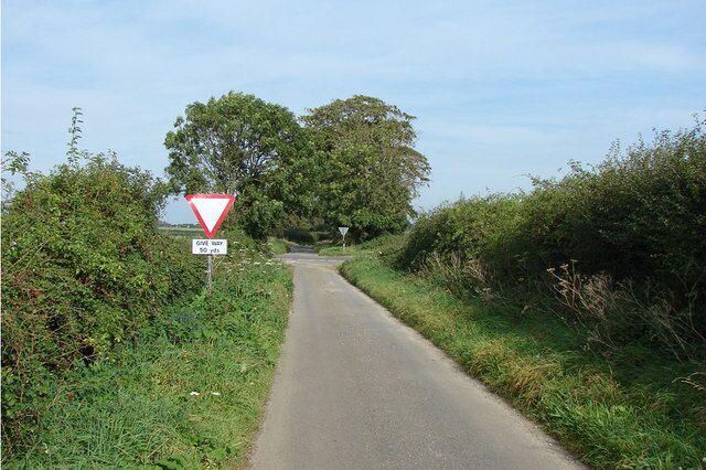 Country Road south of the B1145 From Gayton Thorpe, this road runs parallel to and just to the east of, the B1153, northwards towards the A148. (It reverts to a dirt track before reaching the A148).