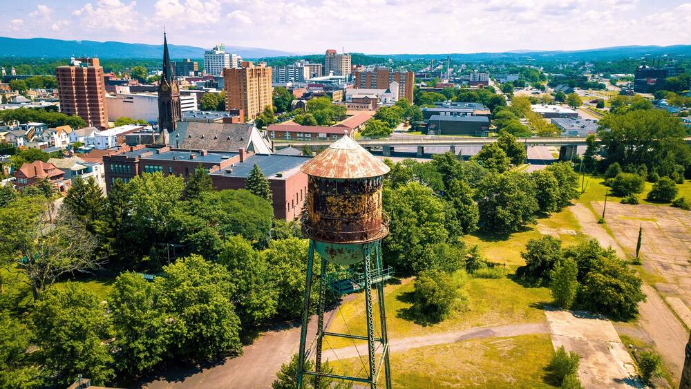 Wilkes-Barre, Pennsylvania cityscape