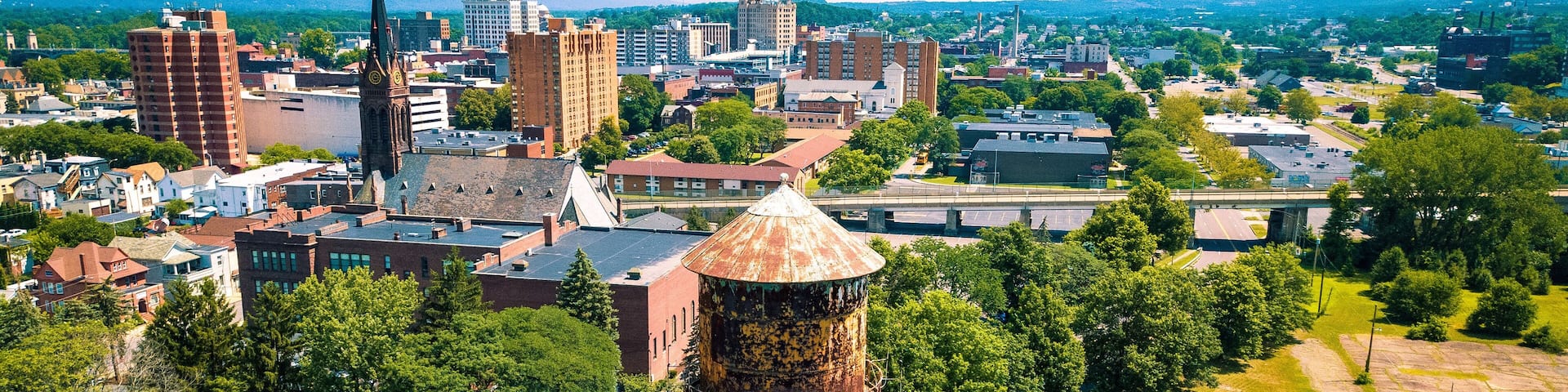 Wilkes-Barre, Pennsylvania cityscape