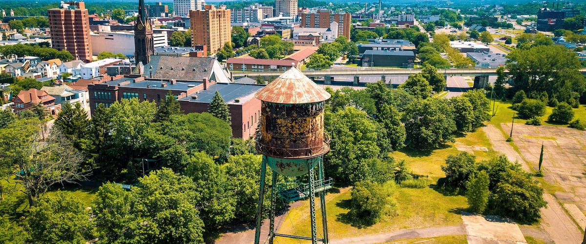 Wilkes-Barre, Pennsylvania cityscape