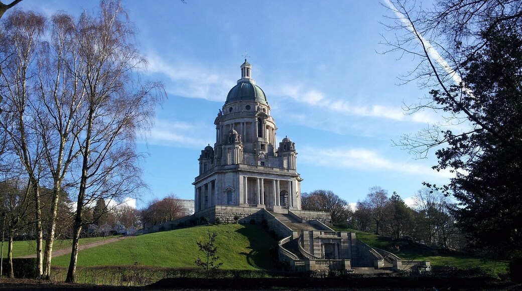 Our Beautiful Hollie posing in front of the Spectacular Ashton Memorial in Williamson Park, Lancaster.
Built between 1907 and 1909 by millionaire industrialist Lord Ashton in memory of his second wife, Jessy, at a cost of over £80,000.
Architect: John Belcher - Wikipedia
#LifeatExpedia #Parks #BVSBlue
#mybackyard #History