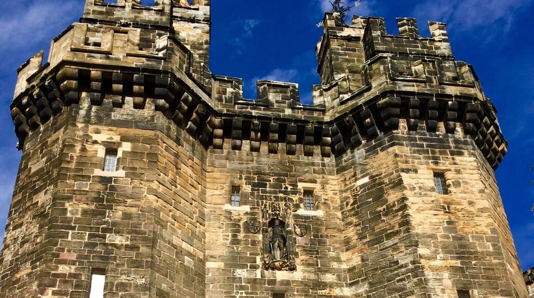 Lancaster Castle was used until a few years ago as one of HM Prisons. It is now open to the public and you can enter the cells and see where the Pendle Witches Trials took place in 1612.