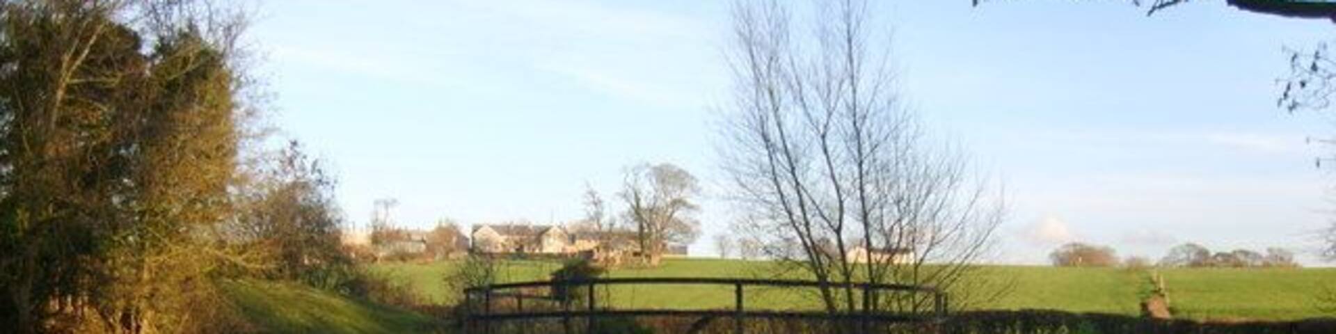 Burrow Beck Crosses the canal The circular structure houses Burrow Beck as it crosses under the canal.