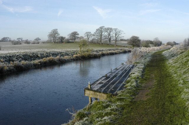 Mooring along the Glasson branch of the Lancaster Canal