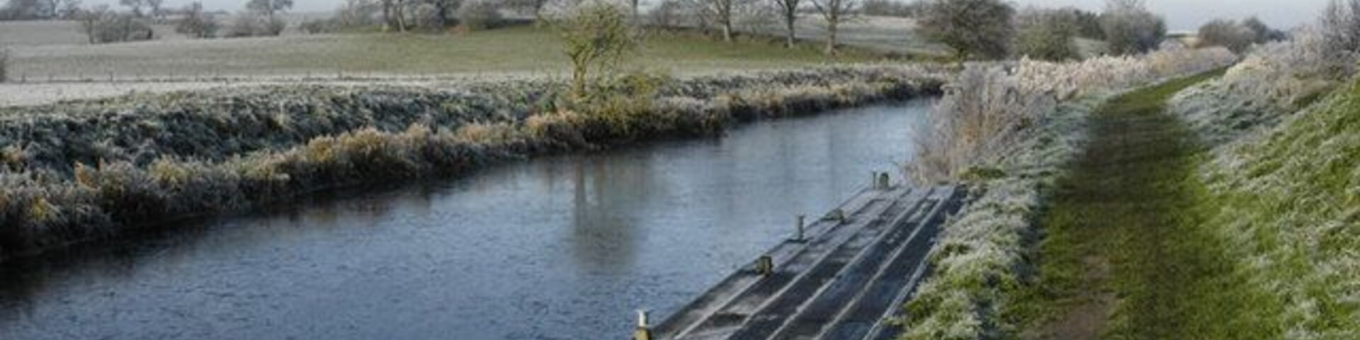 Mooring along the Glasson branch of the Lancaster Canal
