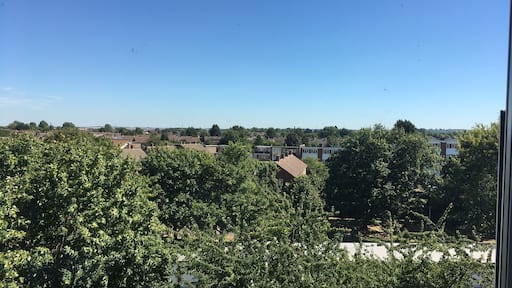 View from my window overlooking my hometown. Letchworth, England